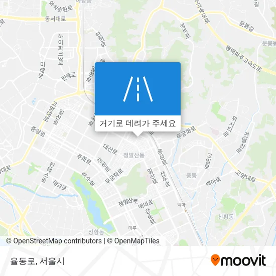 율동로 지도