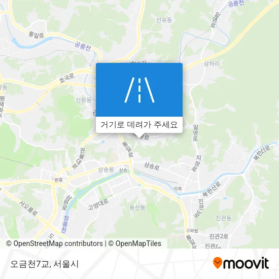 오금천7교 지도