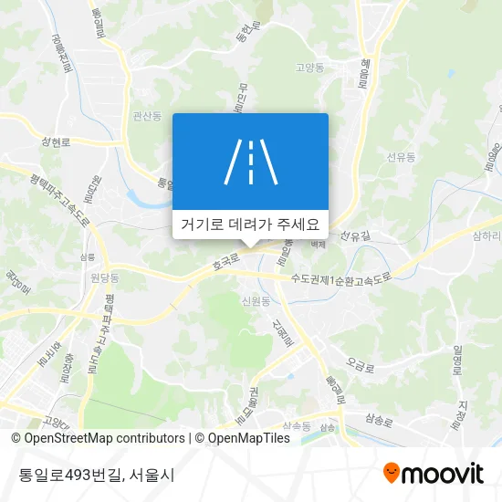 통일로493번길 지도