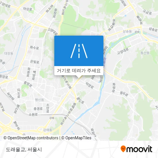 도래울교 지도