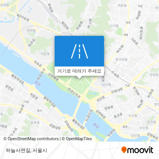 하늘사면길 지도