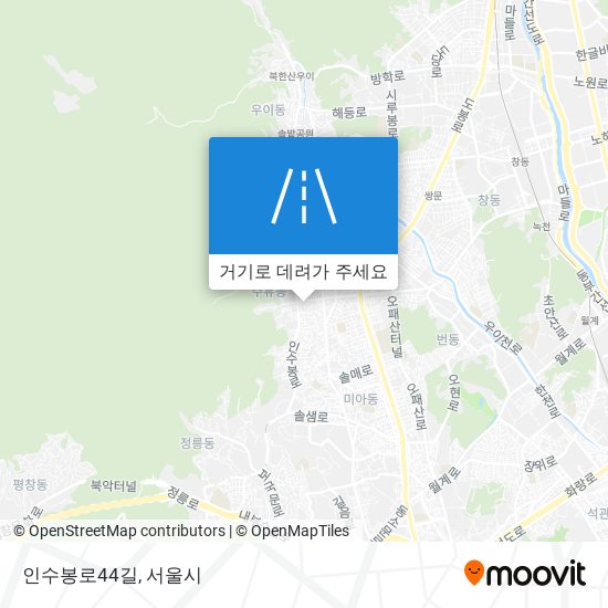 인수봉로44길 지도