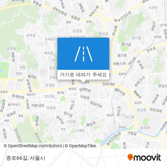 종로66길 지도