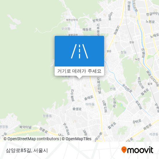 삼양로85길 지도