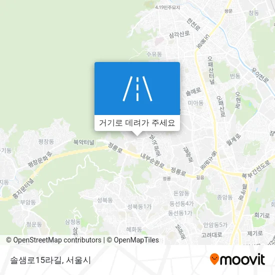 솔샘로15라길 지도