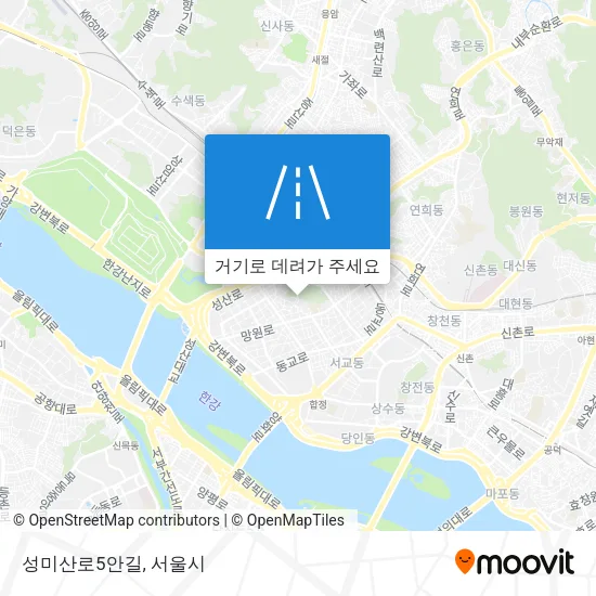 성미산로5안길 지도