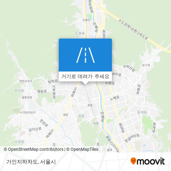 가인지하차도 지도