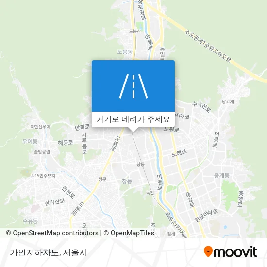 가인지하차도 지도