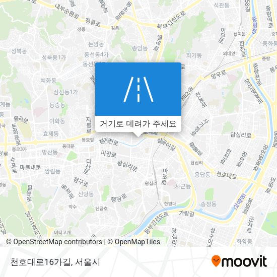천호대로16가길 지도