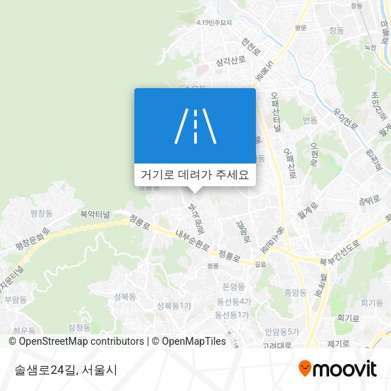 솔샘로24길 지도