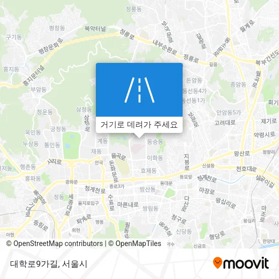대학로9가길 지도