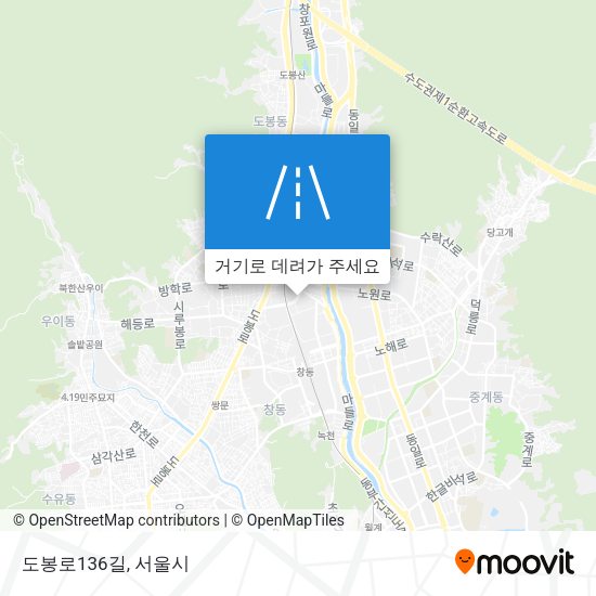 도봉로136길 지도