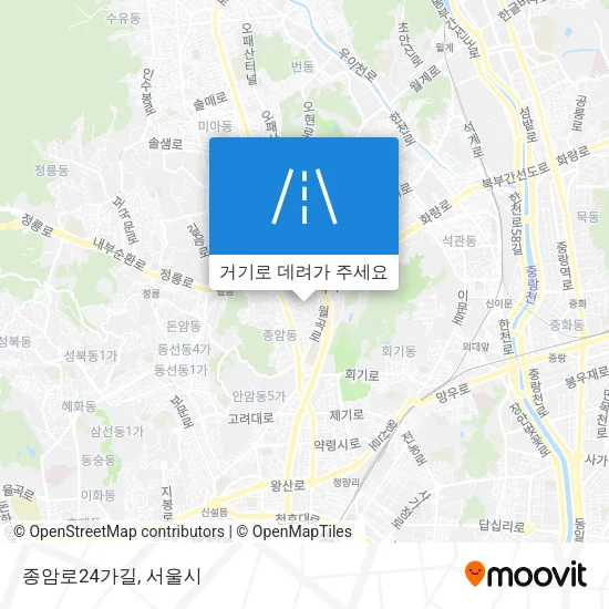 종암로24가길 지도