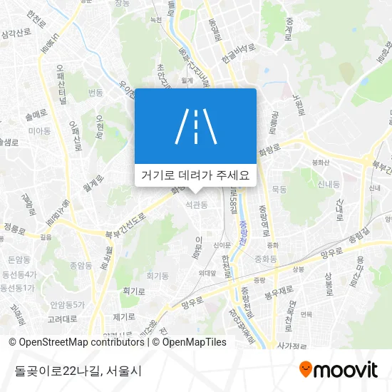 돌곶이로22나길 지도