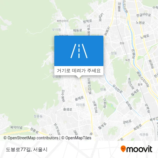 도봉로77길 지도