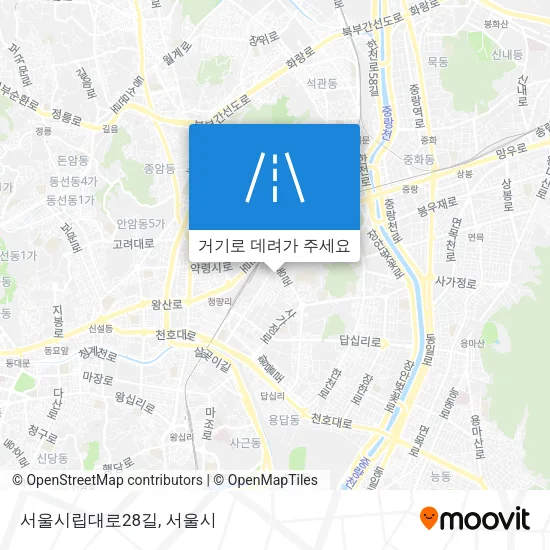 서울시립대로28길 지도