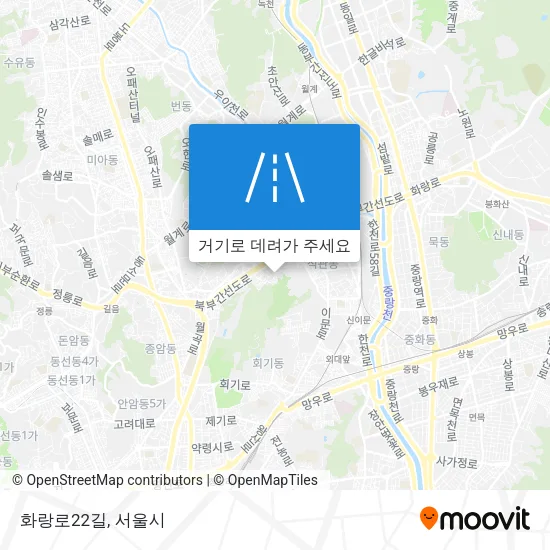 화랑로22길 지도
