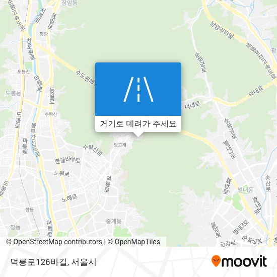 덕릉로126바길 지도