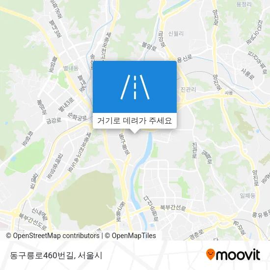 동구릉로460번길 지도