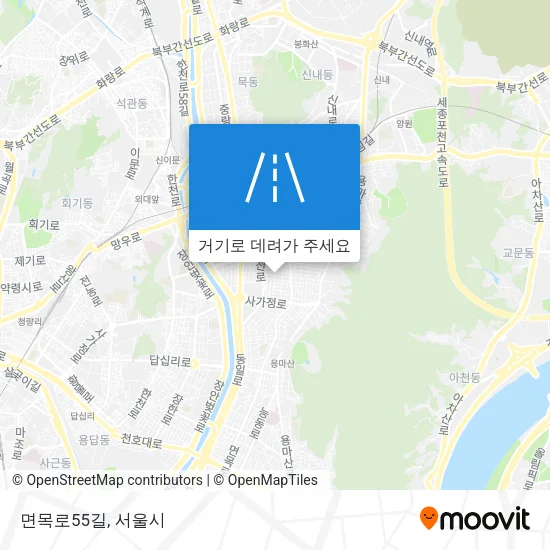 면목로55길 지도