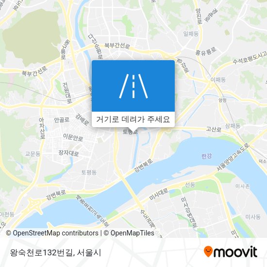 왕숙천로132번길 지도