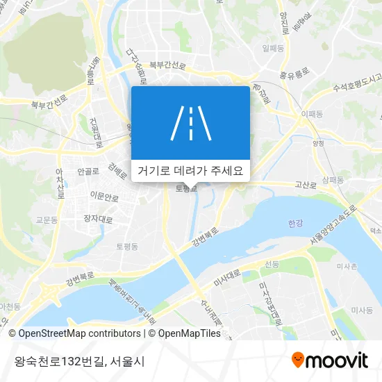 왕숙천로132번길 지도
