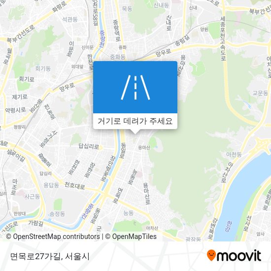 면목로27가길 지도