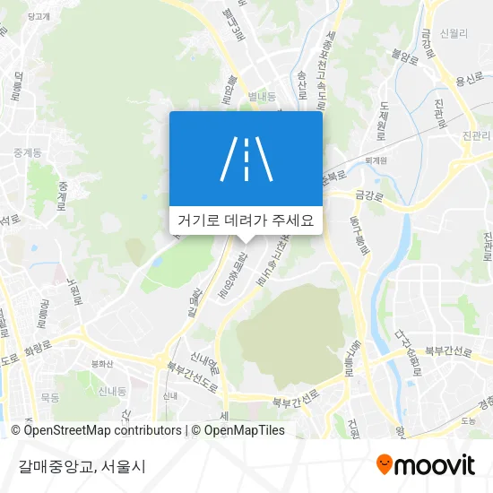 갈매중앙교 지도