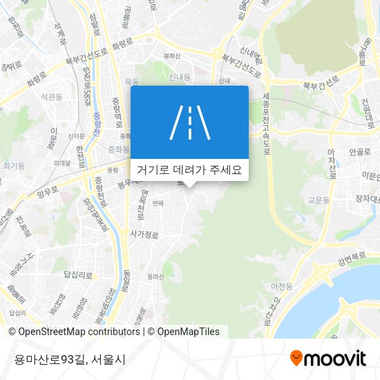 용마산로93길 지도