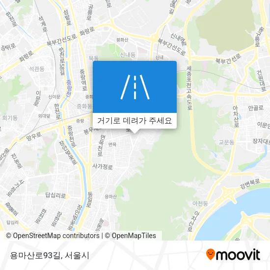 용마산로93길 지도
