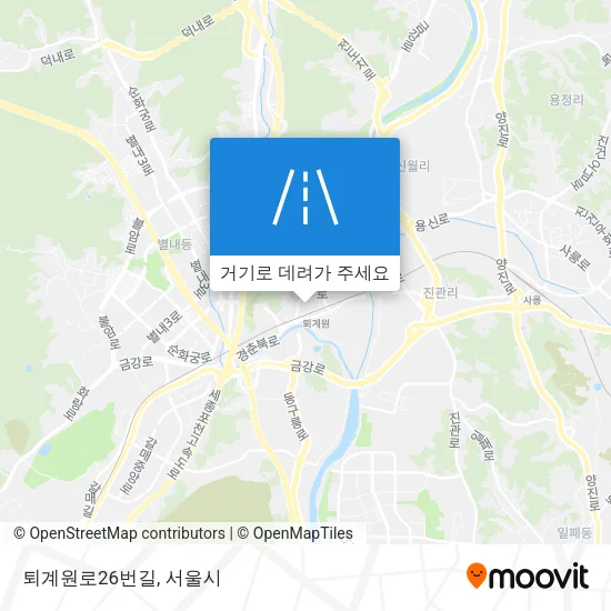 퇴계원로26번길 지도