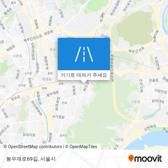 봉우재로69길 지도