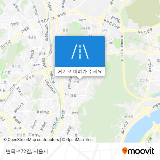 면목로72길 지도