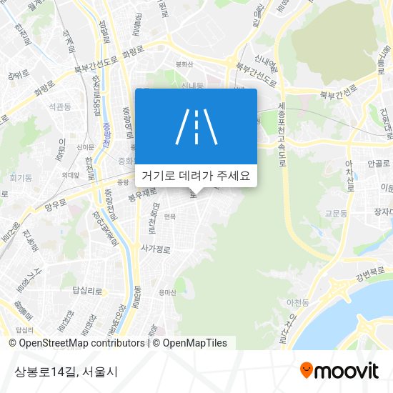 상봉로14길 지도