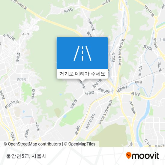불암천5교 지도