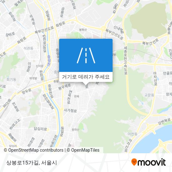 상봉로15가길 지도