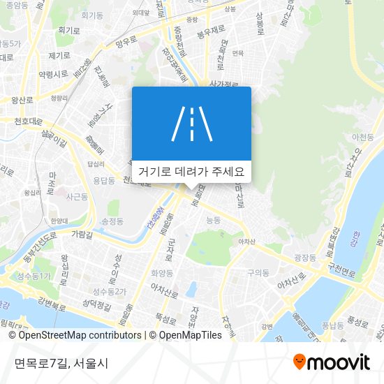 면목로7길 지도
