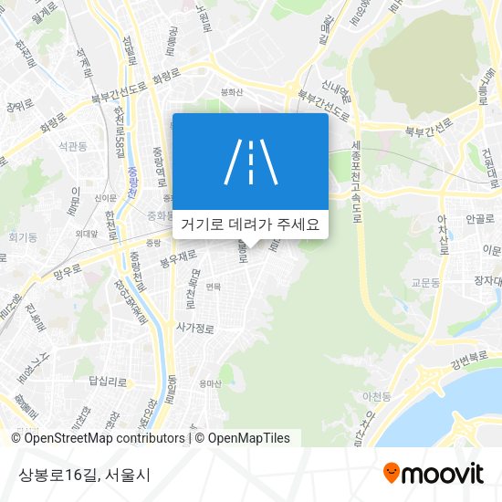 상봉로16길 지도