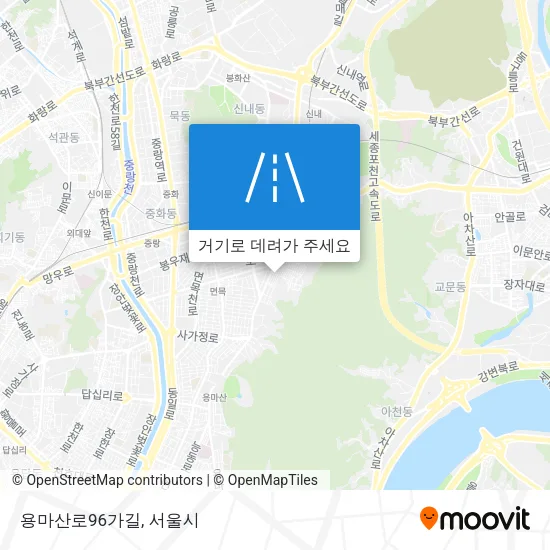 용마산로96가길 지도
