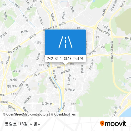 동일로118길 지도