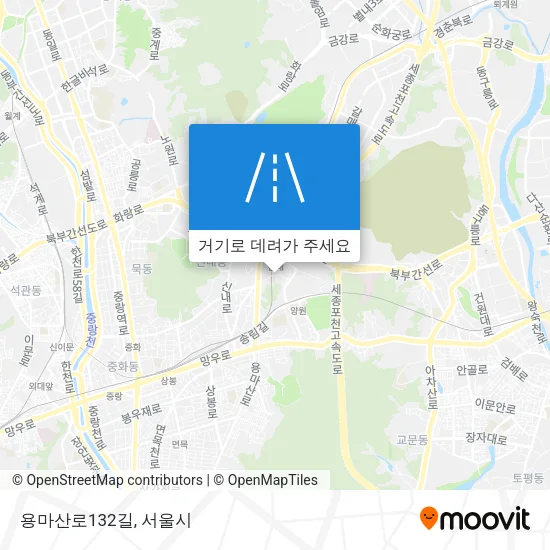 용마산로132길 지도