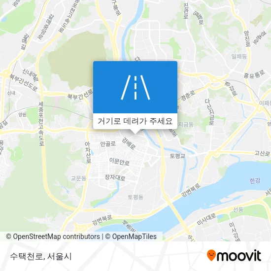 수택천로 지도
