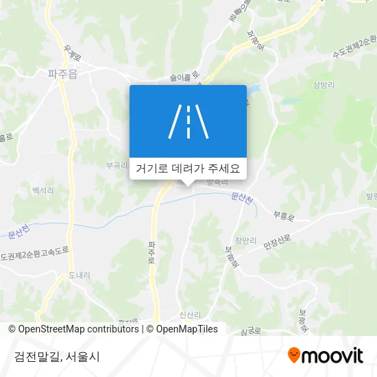 검전말길 지도