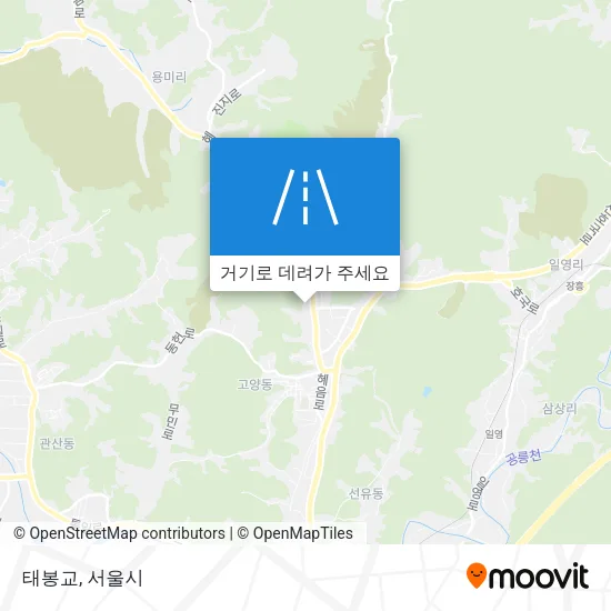 태봉교 지도
