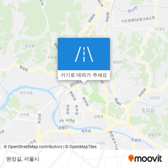 원앙길 지도