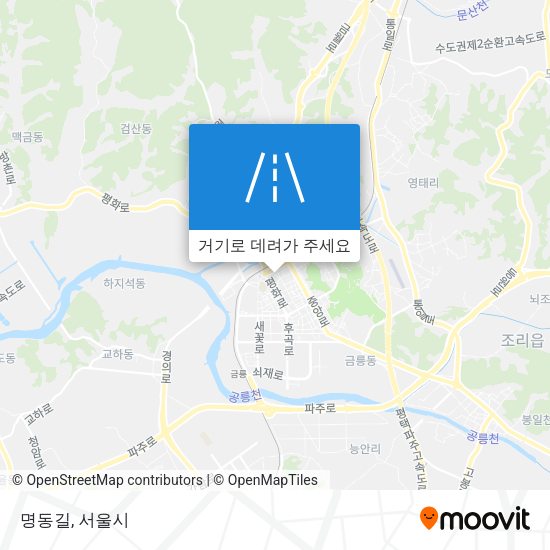 명동길 지도