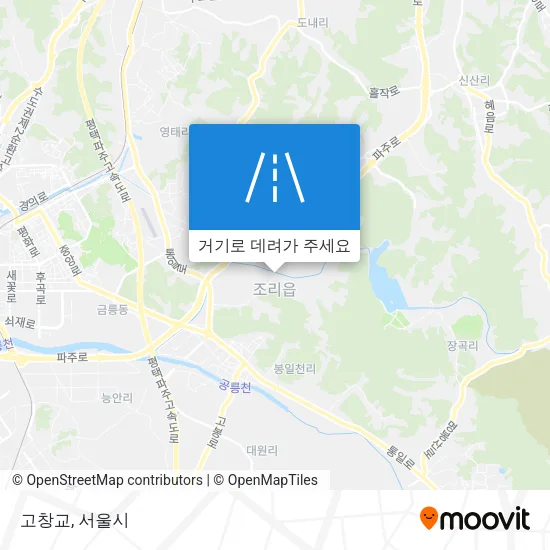 고창교 지도