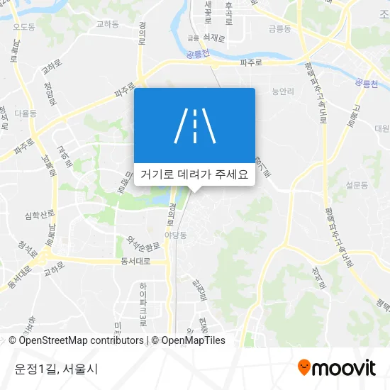 운정1길 지도