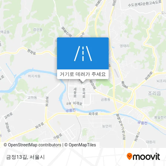금정13길 지도