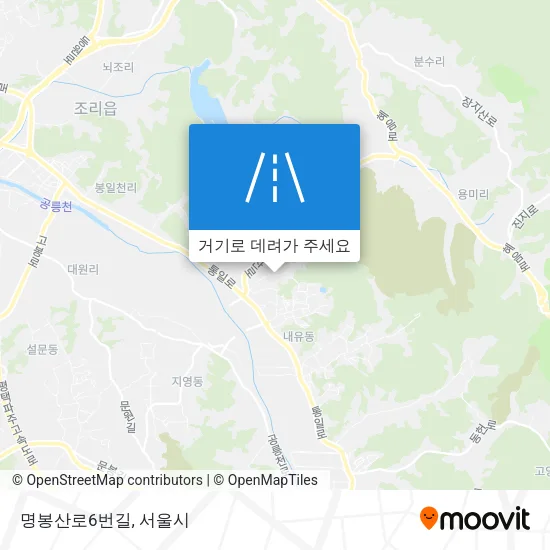명봉산로6번길 지도